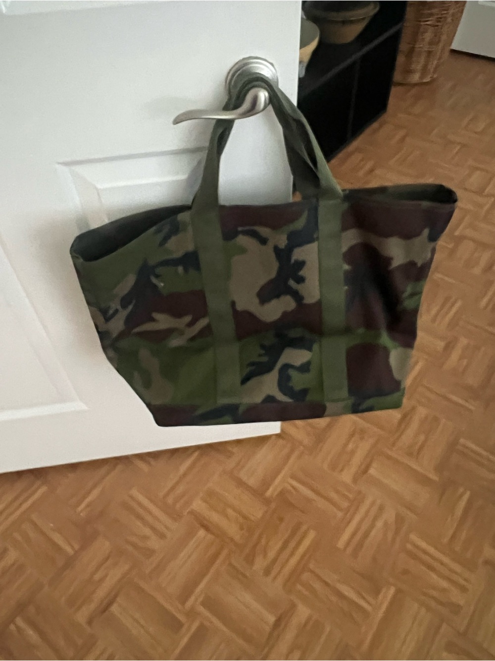 LL Bean Large Hunter Open Tote Camo